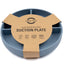 Mikk-Line Silicone Plate Tableware Faded Denim